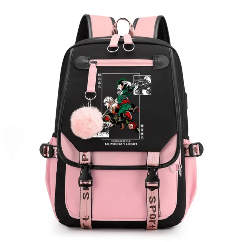 Harajuku Anime Mijn Held Academia Rugzakken Voor Tienermeisjes Jongen Casual Reistas Manga Schooltassen Hoge Kwaliteit Laptop Rugzak