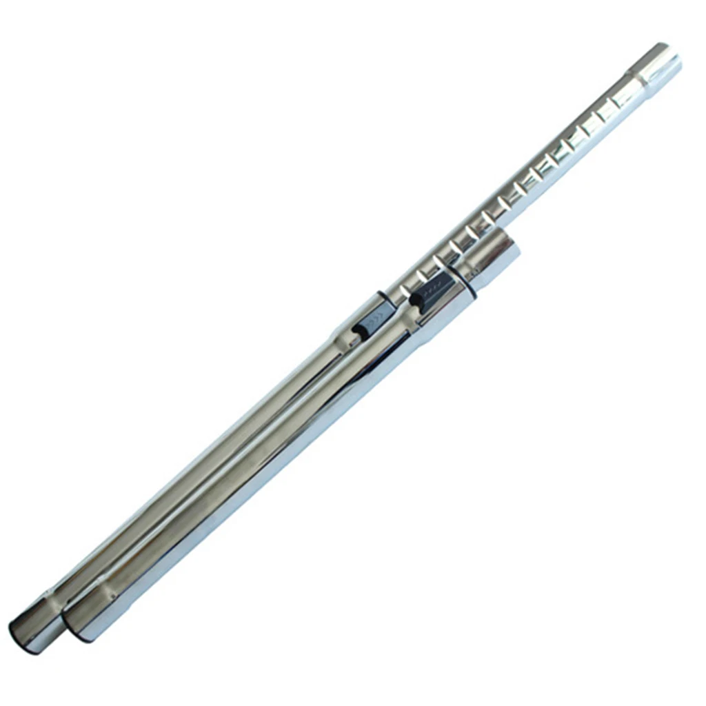 Telescopic Stainless Steel Vacuum Cleaner Tube Adjustable Straight Pipe Universal Wand for 35mm Attachments