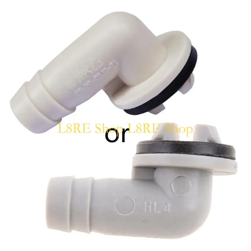 에어컨 시스템 용 L8RE 배수 호스 커넥터 팔꿈치 0.59in 고무 링