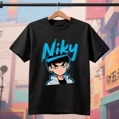Scissor Seven Grafiskt Tryck T-shirt Kinesisk Anime Herrtopp Kläder Konstnärlig Niky Logotyp Klotter Casual Rolig Design Unisex Toppar 10 best sales sax sju - №10
