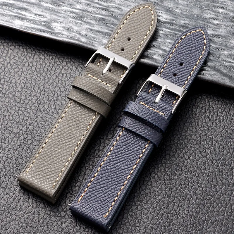 for Seiko Leather Watch Band 18mm 19mm 20mm 22mm Cowhide Leather Watch Strap  Vintage Handmade Wristbelt Soft Men Women Bracelet