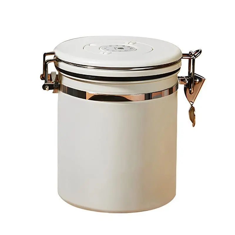 

304 stainless steel coffee bean sealing can