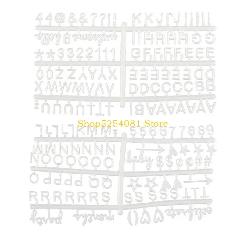 AXYC Felt Letter Board Numbers Felt Letter Board Symbols Felt Letter Board Alphabets PP Material for Changeable Letter Boards