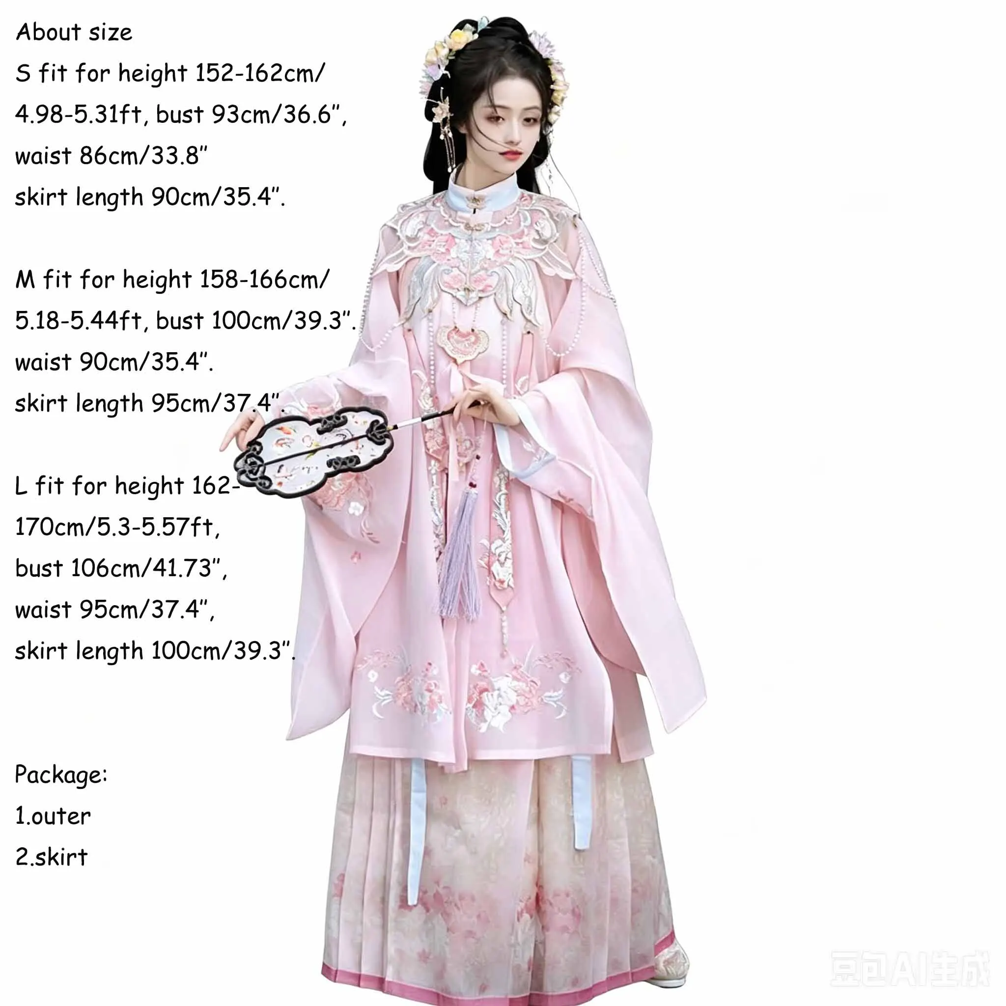 Modern Pink Gradient Hanfu for Women 2026 Vintage Chinese Traditional Dress with Floral Embroidery Hanfu Dress
