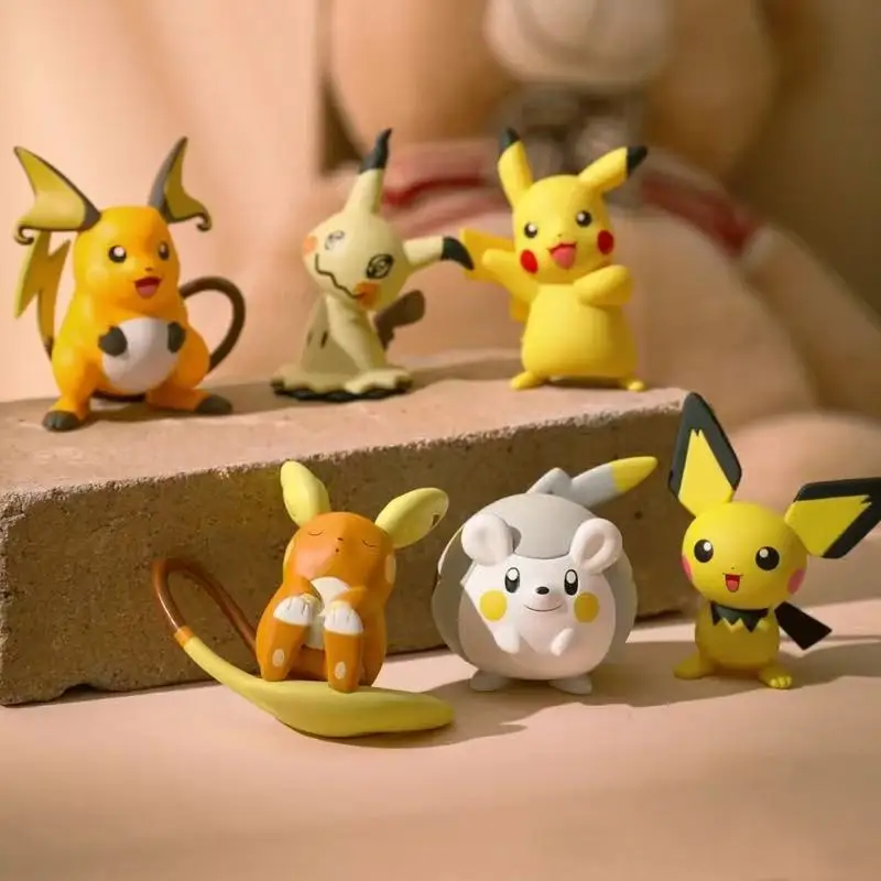 Pokemon Anime Figures Mewtwo Gengar Pikachu Eevee Dragon Cosplay Collection Action Figures Model Toy Birthday Gifts Buy in bulk view 4