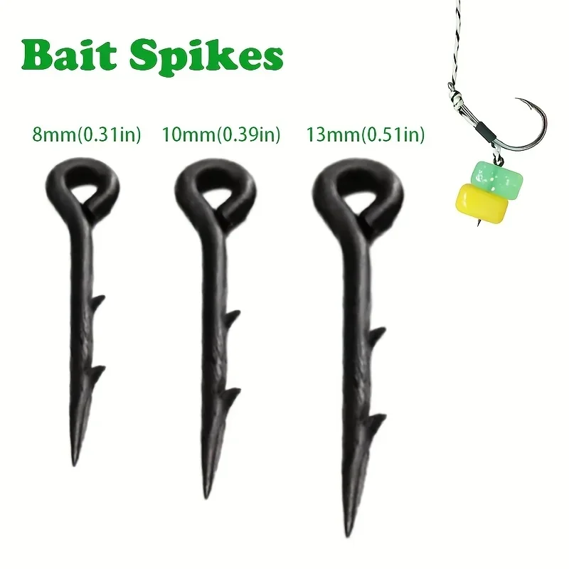 30 Stück/50 Stück Karpfenangel-Köderspikes, Boilie-Spikes für Angelhaken, Angelzubehör für Feeder