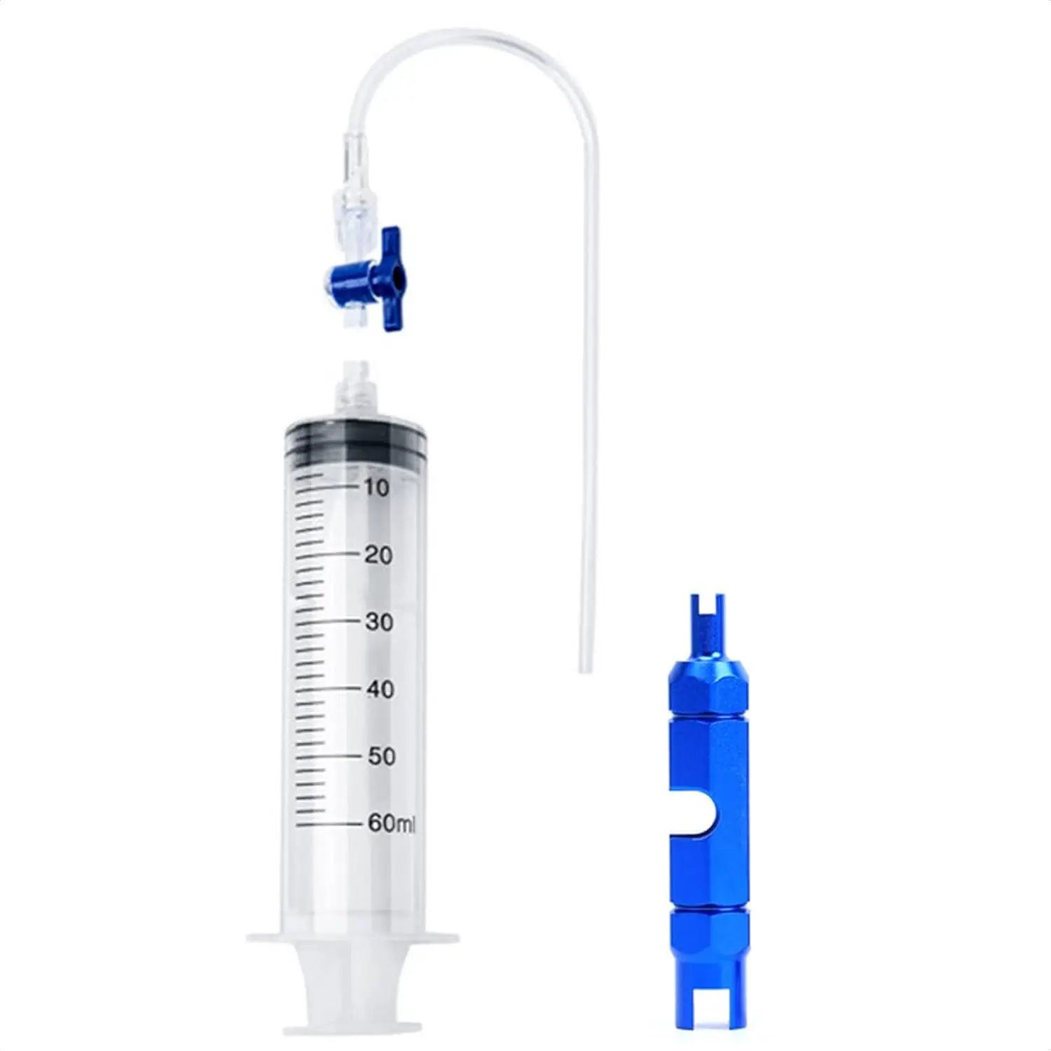 Outil d'injection d'injecteur de mastic de pneu Tubeless de vélo, seringue de liquide de réparation, outil de retrait de noyau de Valve Schrader Presta