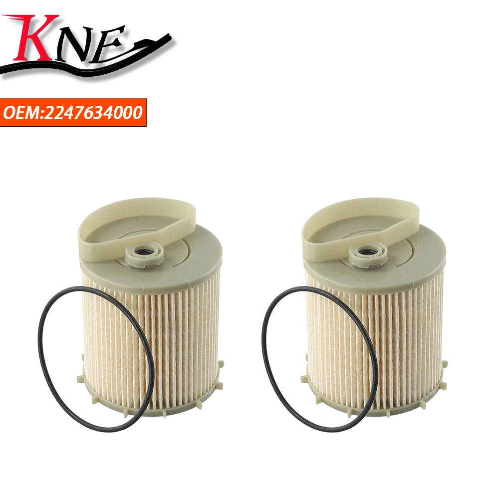 1 peça/2 peças 2247634000 6711840125 K2247034000 Kit de Elementos de Filtro de Combustível para Ssangyong Korando C/Sports/Turismo Rexton