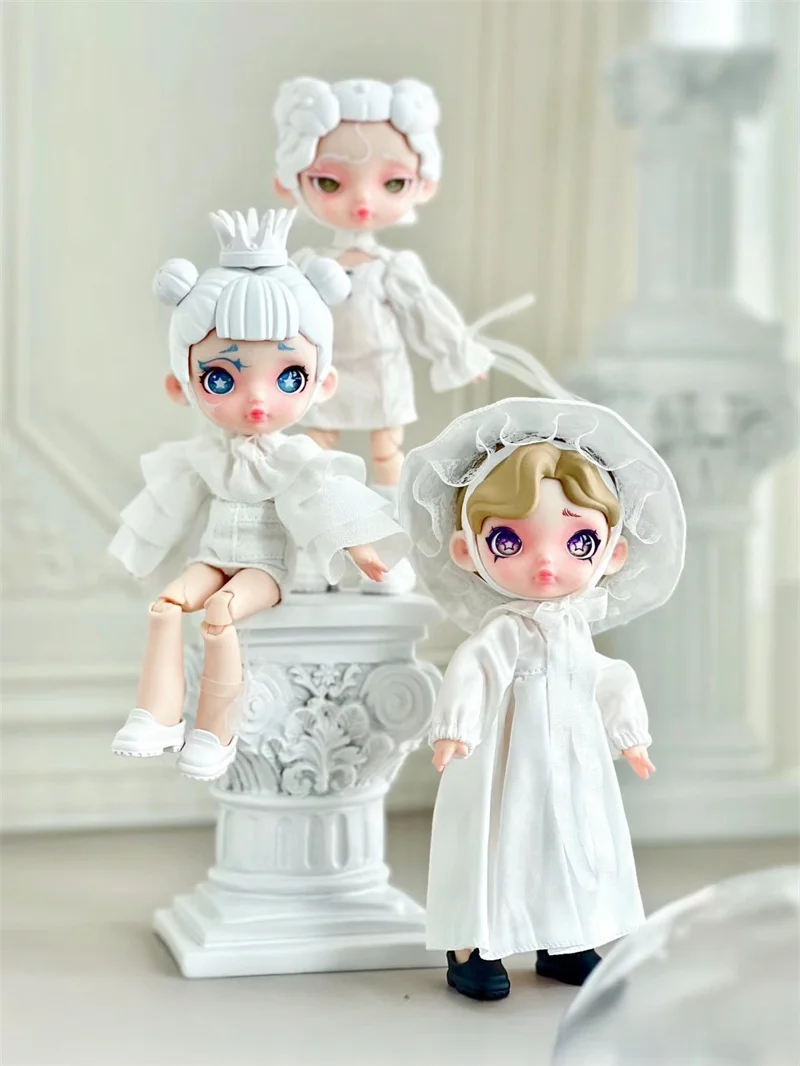 Laura-muñecas Bjd de espectro blanco y negro para niños, figurita de decoración de Anime periférico, modelo de escritorio, juguetes, regalo de cumpleaños para niñas