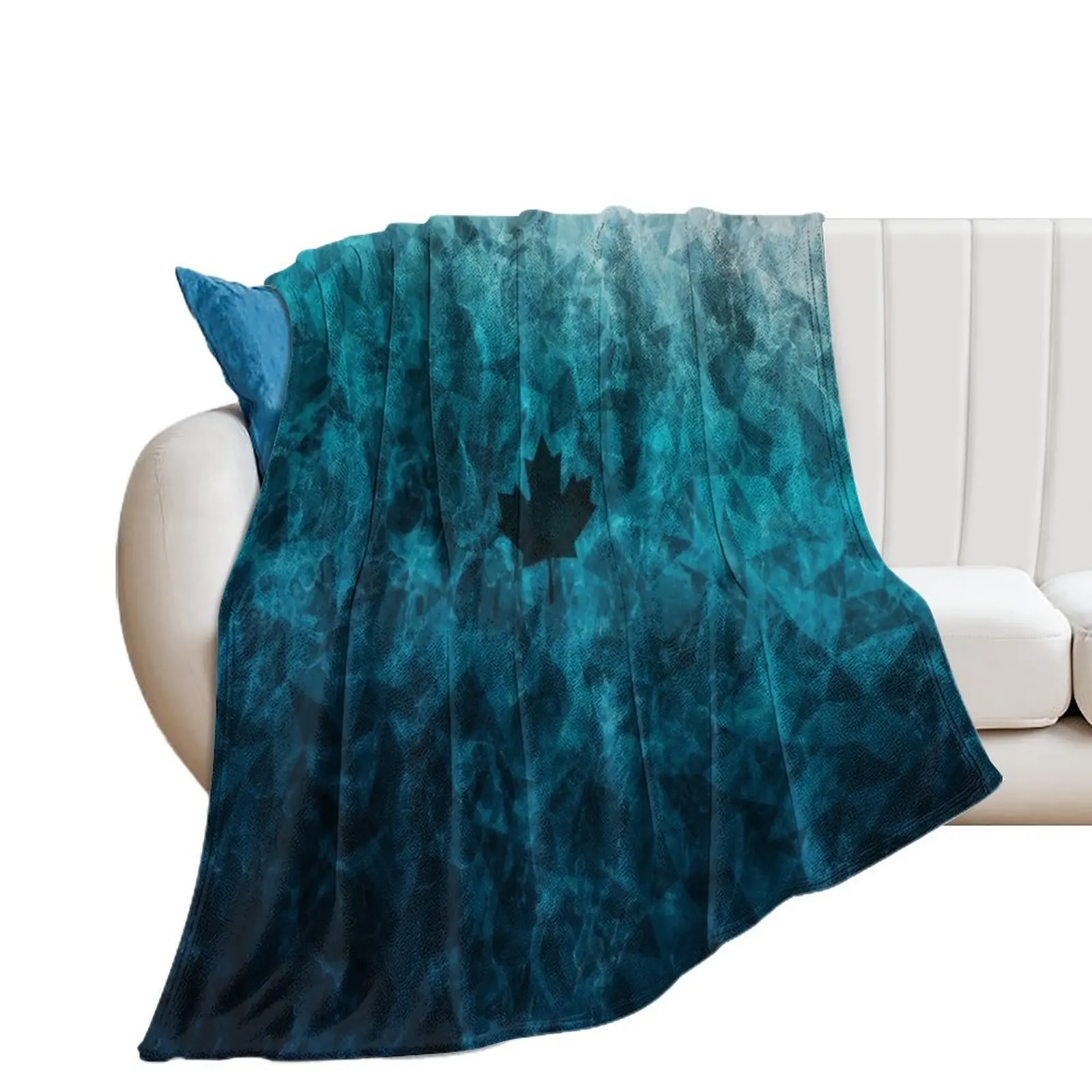 

Black Ice - JTF2[Roufxs-RB] Throw Blanket For Sofa Thin Sofa Throw Decorative Beds Shaggy Blankets