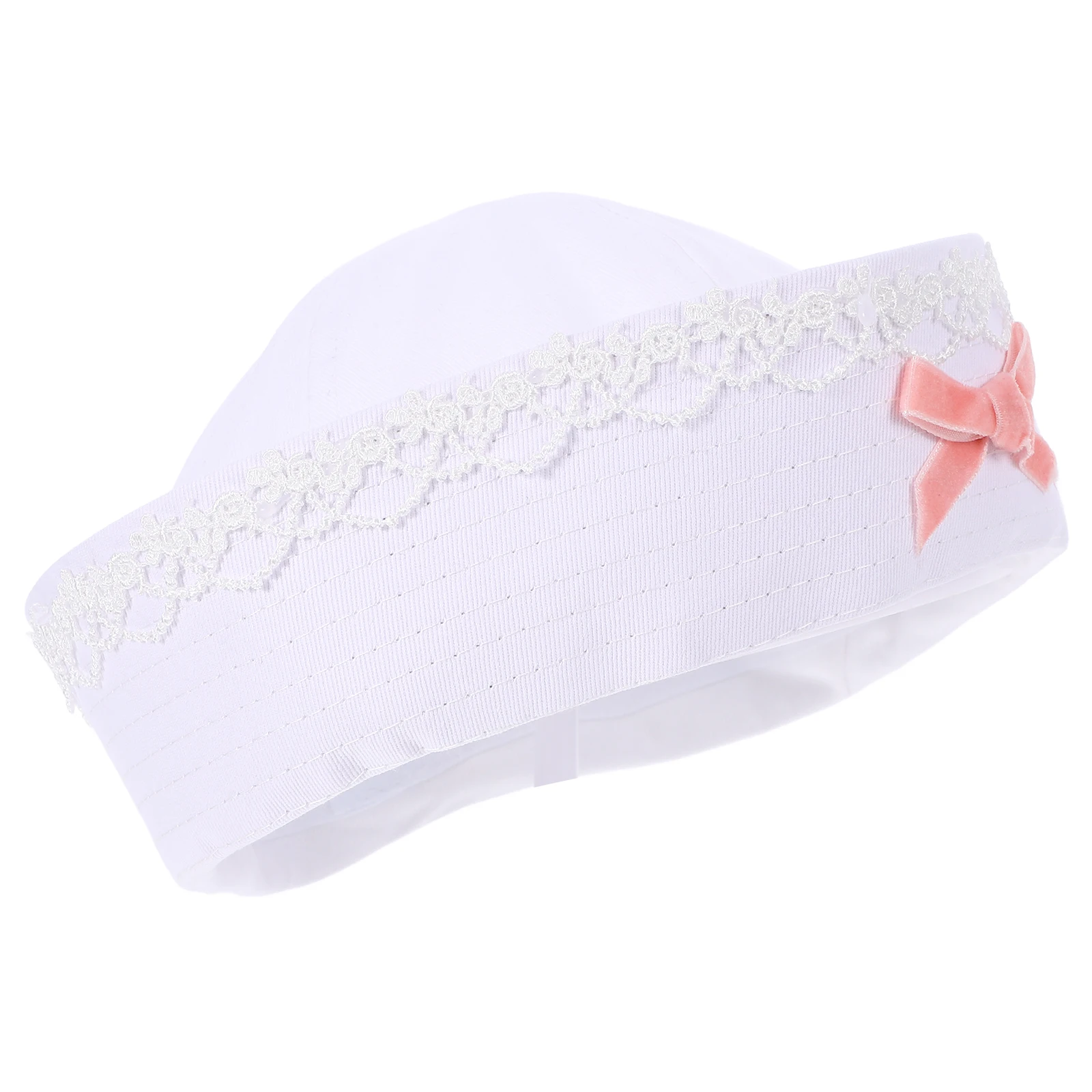 

Sailor Beret Bowknot Nautical Style Vintage Hats Women Girls Cotton Cosplay Sailor Hat Adult Party Decorative