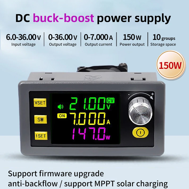 SK150 150W CNC Buck Boost DC Adjustable Regulated Voltage Power Module Constant Voltage Constant Current Solar Charging Module