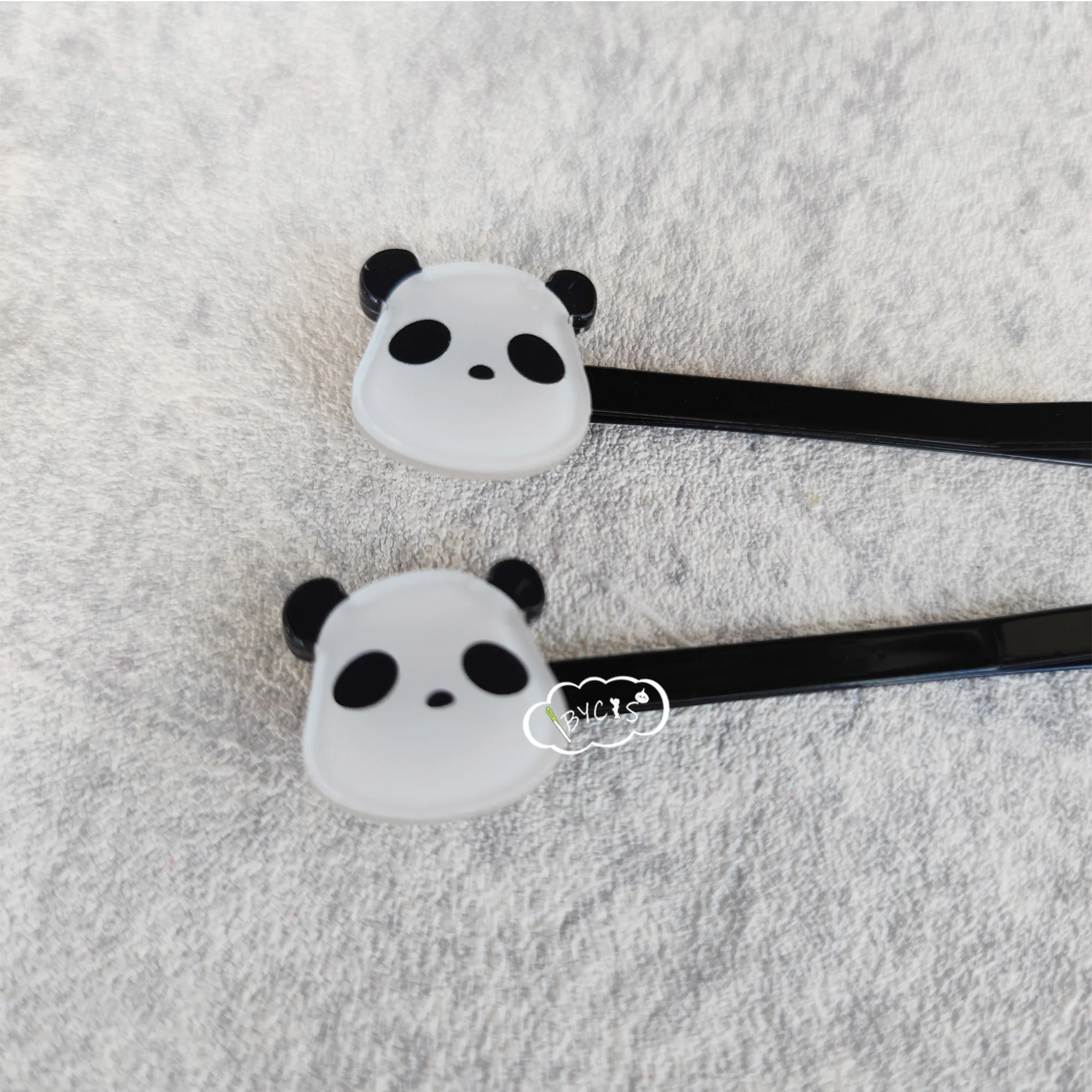 NEW Anime Skip and Loafer Iwamura Mitsumi Cos Acrylic Headwear Cosplay Panda Clip Hair Ornament Hairpin Jewelry Gifts Girls