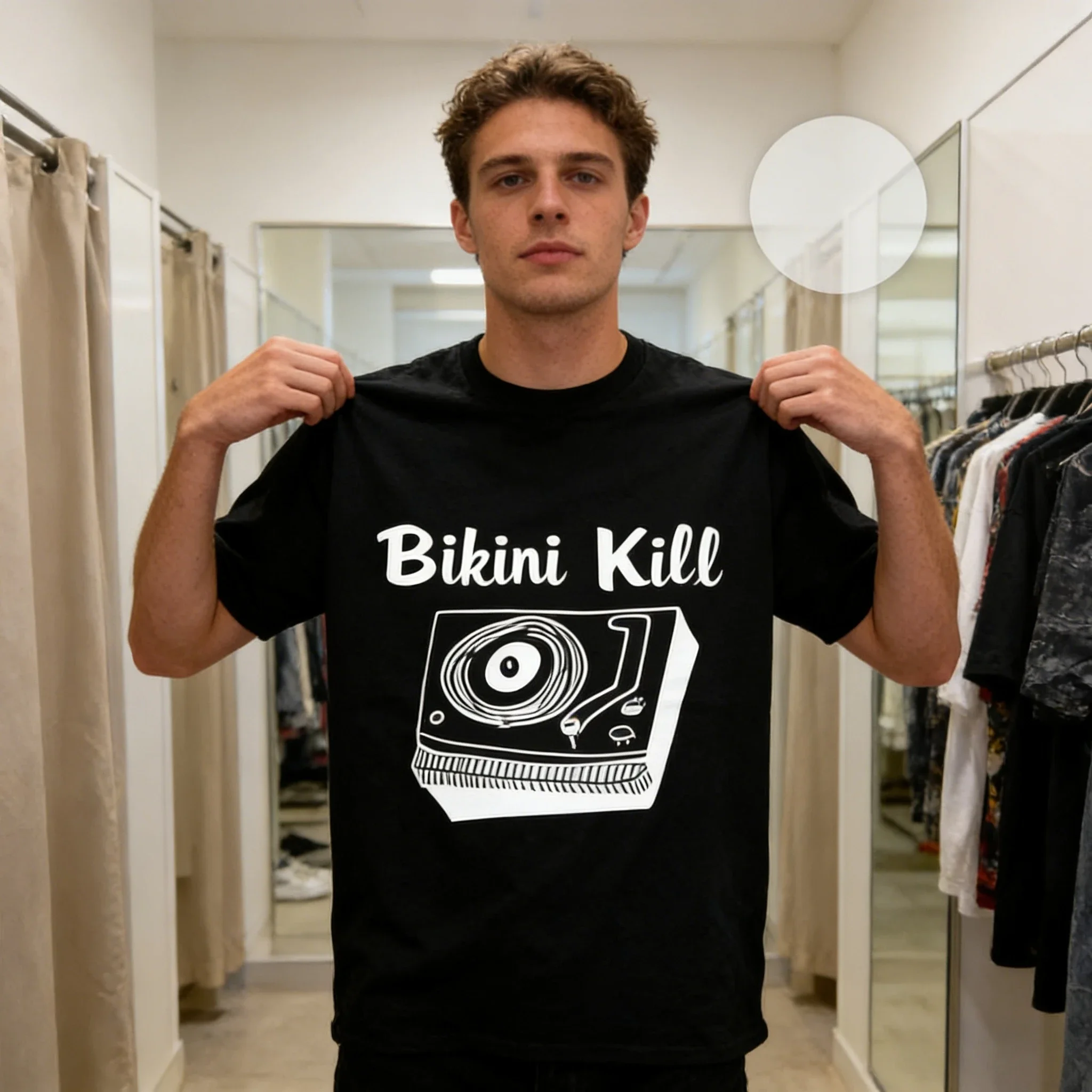 

Футболка-бикини, рубашка в стиле панк, музыкальная рубашка Kill The Singles Rebel Girl, бикини Kill Merch, одежда унисекс-рокер