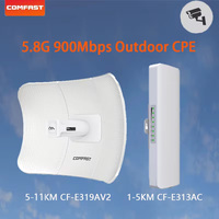 COMFAST 5.8G 900Mbps Outdoor CPE WiFi Router 1-11KM long range Extender High Power WI-FI Wireless Bridge AP/Repeater/Amplifier