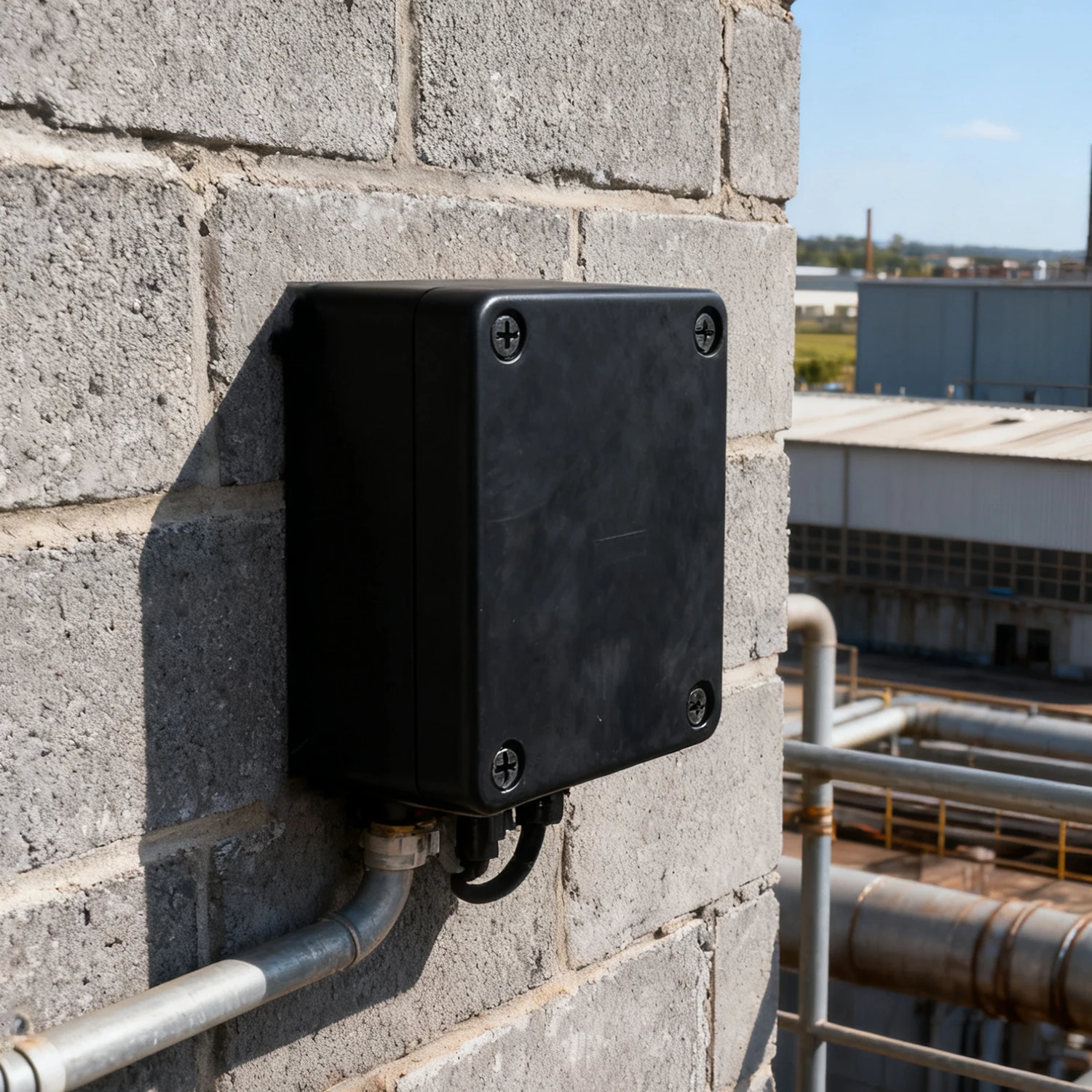 Waterproof Junction Box IP66 Black Plastic Enclosure Case Wire Junction Box Electrical Project Case Housing Accessories Outdoor