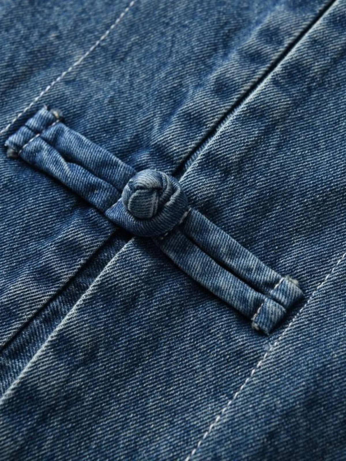 

Faionable Waed Casual round Ne Denim Jaet Men's Spring Autumn Top Button Decorated Loose Fit Modern Sle Outerwear
