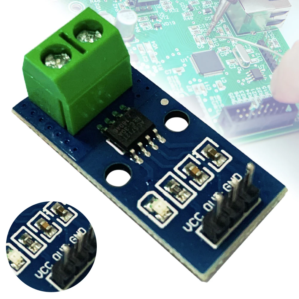 ACS712 وحدة استشعار تيار القاعة عالية الكفاءة عالية الدقة تيار مستمر وحدة الاستشعار الحالية الكاشف DC5V لاردوينو #3