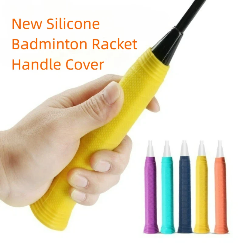 

New Silicone Badminton Racket Handlebar Cover Rubber Anti-slip Sport Overgrip Tape Durable Racket Over Grip Tape Substitute