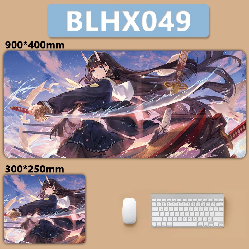 Azur Lane Noshiro XXL Large Mouse Pad Computer Laptop Non-slip Office Keyboard Mats Desk Mat Mousepad