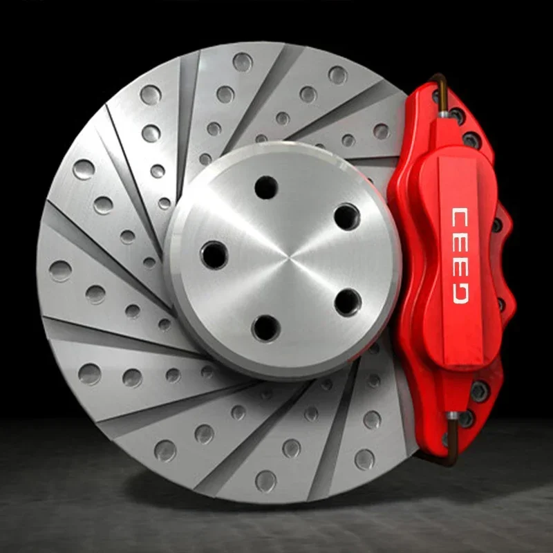 Vehicle Wheel Caliper Cover Sticker for Kia Ceed CARNIVAL CERATO GT Line K7 KX3 RIO Waterproof Decorative Decals