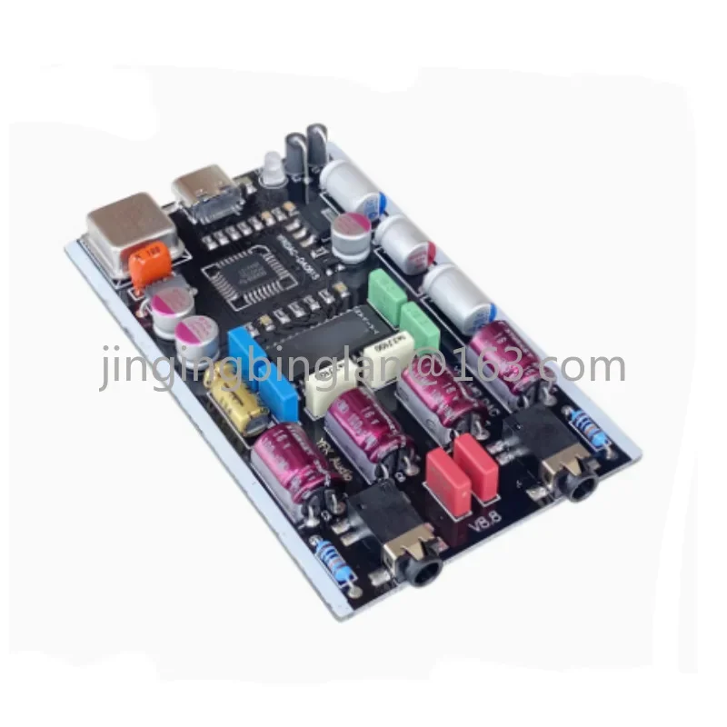 TDA1305DAC decoder computer notebook USB decoding fever sound card HIFI mobile phone OTG PCM2706