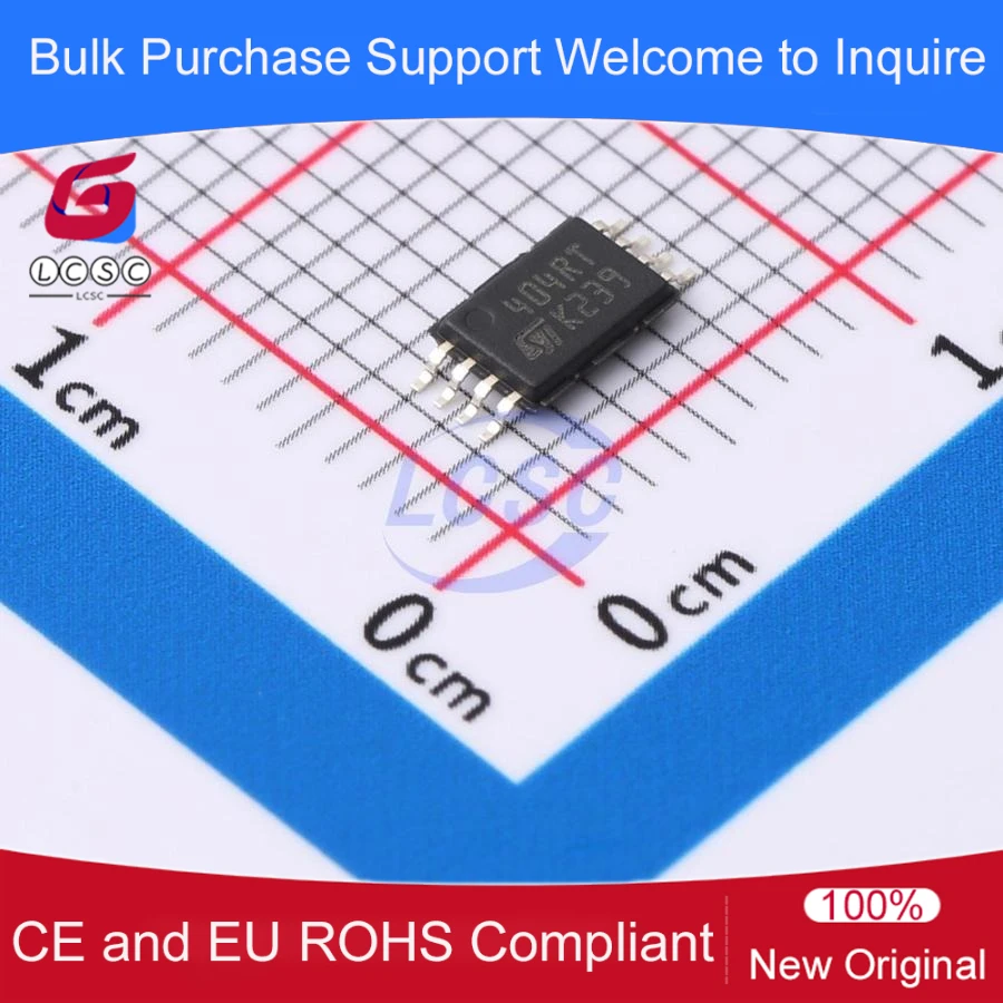 10Pcs/Pack M24C04-RDW6TP 4Kbit 1.8V~5.5V 400kHz I2C Bus EEPROM TSSOP-8 Memory IC Chip Code 404RT Integrated Circuit