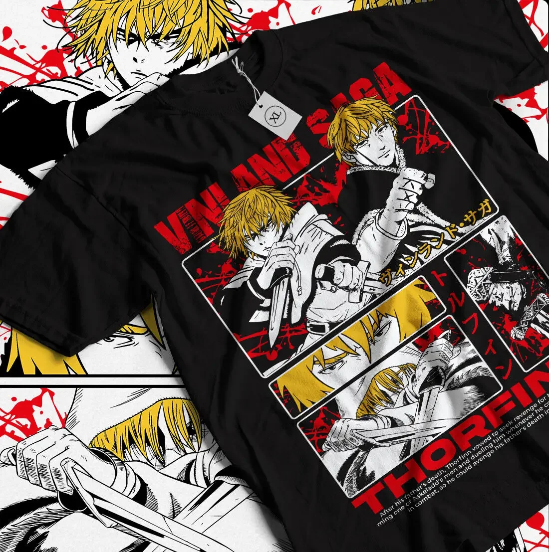 

Vinland Saga T-Shirt Thorfinn Vinland Askeladd Anime Exclusive Shirt All Size