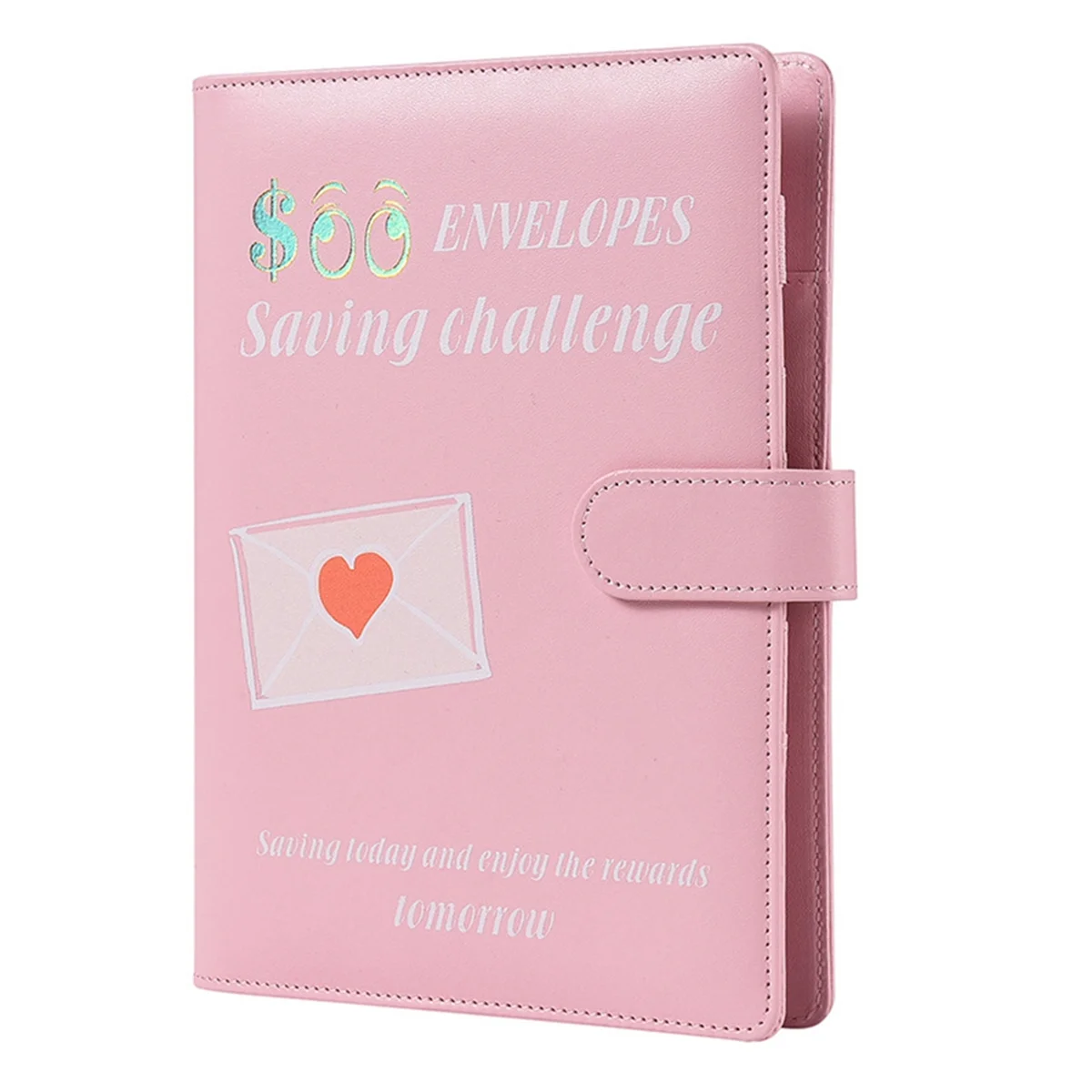 JUF-100 Envelopes A5 Money Saving Budget Binder with Cash Envelopes -Challenge Book to Save 5,050 Valentine'S Day