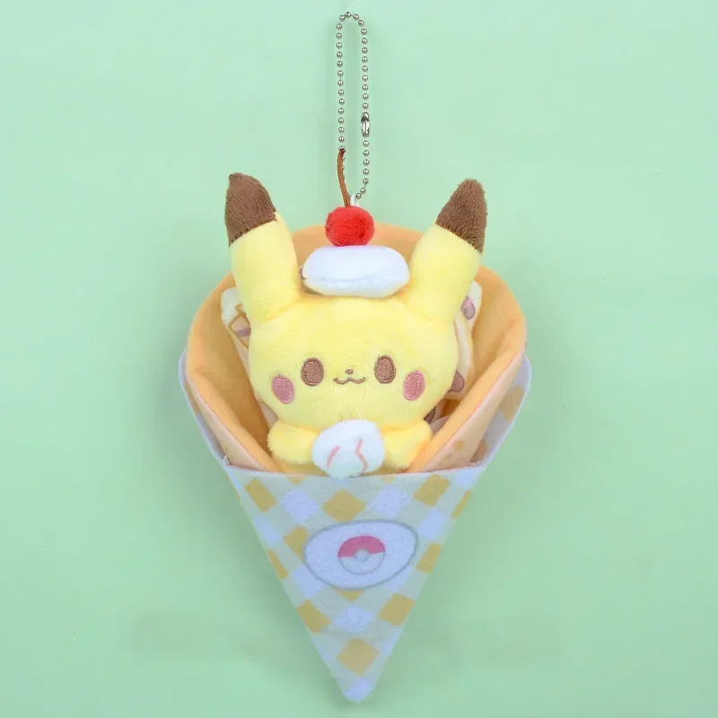 Pokemon Pikachu Piplup Pluche Speelgoed Anime Plushie Poppen Sleutelhanger Pokémon 18Cm Kawaii Rugzak Hanger Kerstcadeau Voor Kinderen