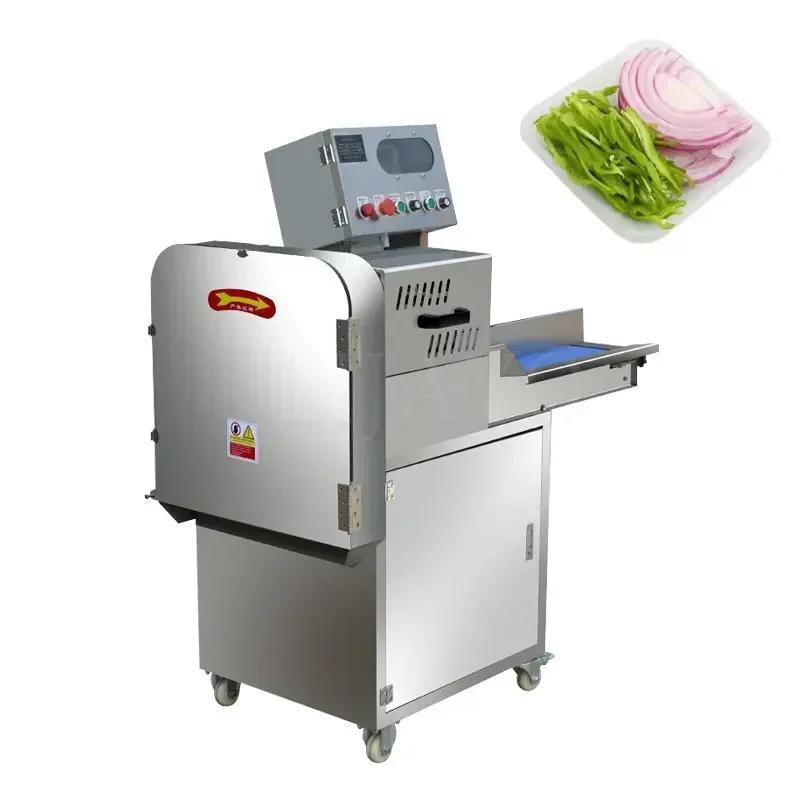 

Industrial Vegetable Cutting Machine Leek Chopper Machine Commercial Electric Slicer Onion Cutter Machine