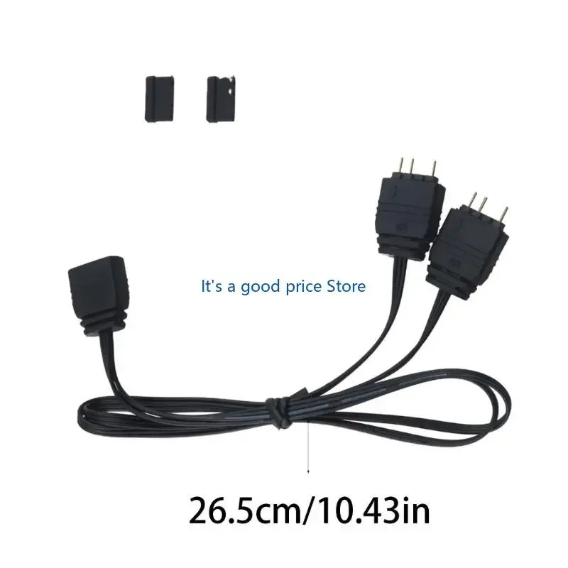 1PC 5V 3Pin VDG to 5V 3Pin ARGB SYNC Adapter Cable for Gigabyte Motherboard SYNC Chassis Cooling fan Accessories