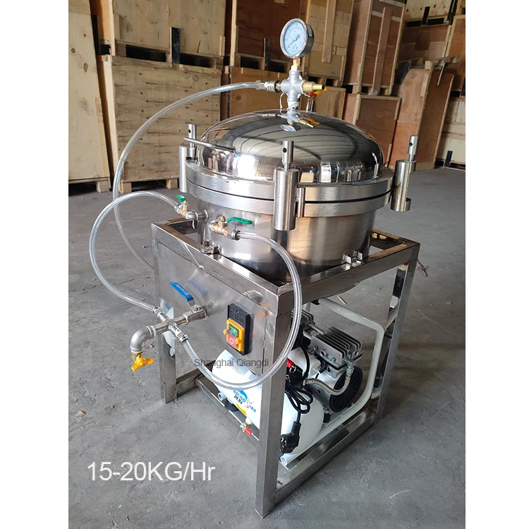 Continuous Automatic Vacuum Filtering System Peanut Oil Filtration Machine