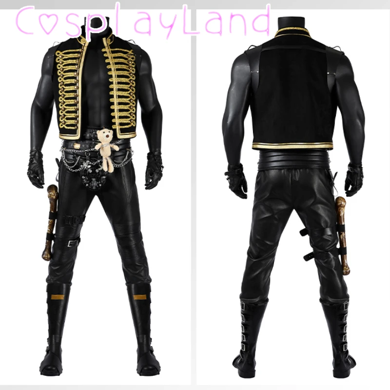 

Max Saga Cosplay Furiosa Mad Max Cosplay Costume Chris Vest Pants With Accessories Outfit Halloween Carnival Comic Con Suit