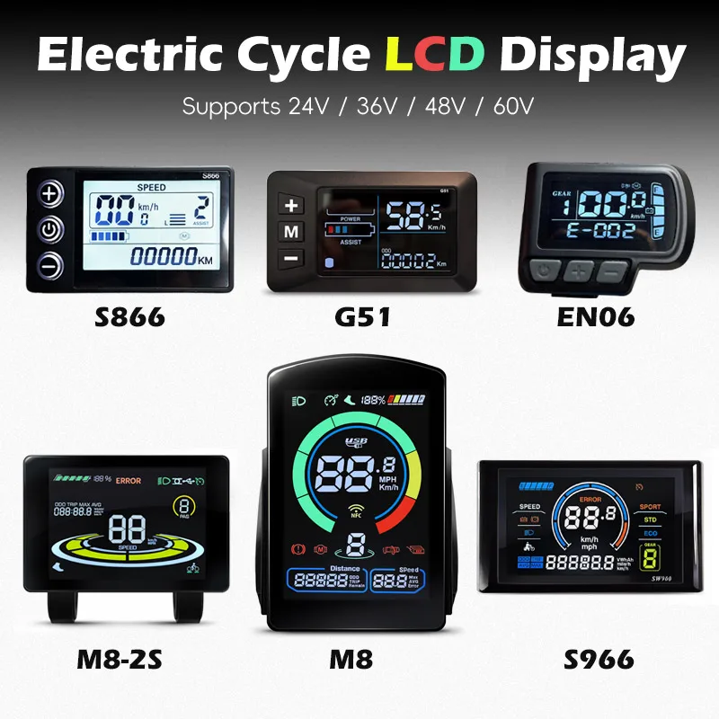 

36 В 48 В 350 Вт 18A бесщеточный двигатель для электронного скутера, контроллер синусоидальной волны SW900, набор цветных ЖК-дисплеев для ремонта электрического велосипеда, скутера