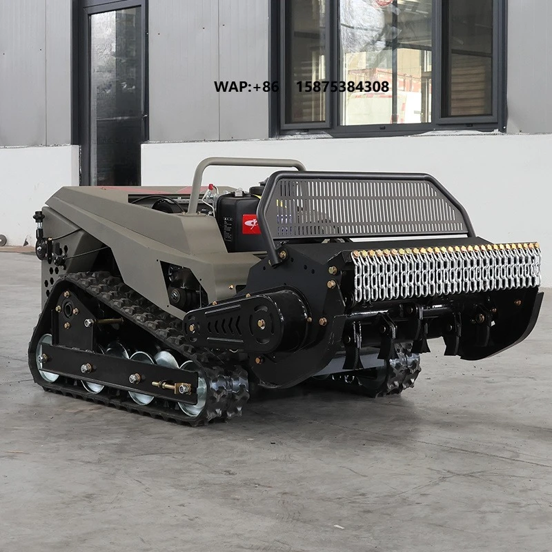 Hot Sale 800mm Autonomous Self Propelled zero Turn Robot Mower Remote Control Lawn Flail Mowers for Hay