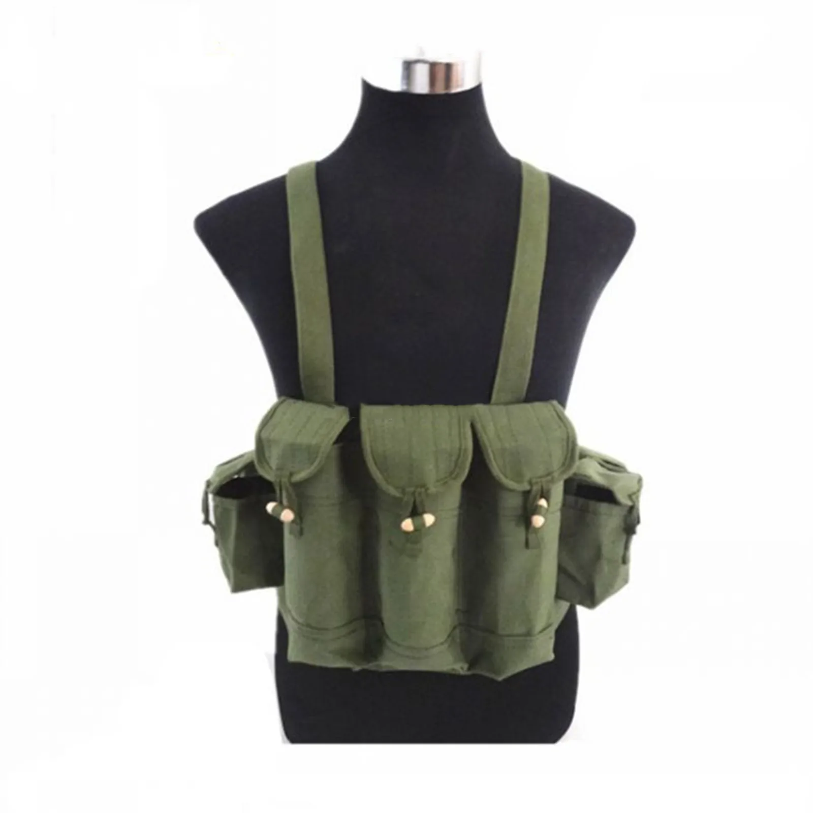 Chinese Military Type 56 Mag Ammo Pouch Field Assault Chicom Type56 Chest Rig Fast Shipping