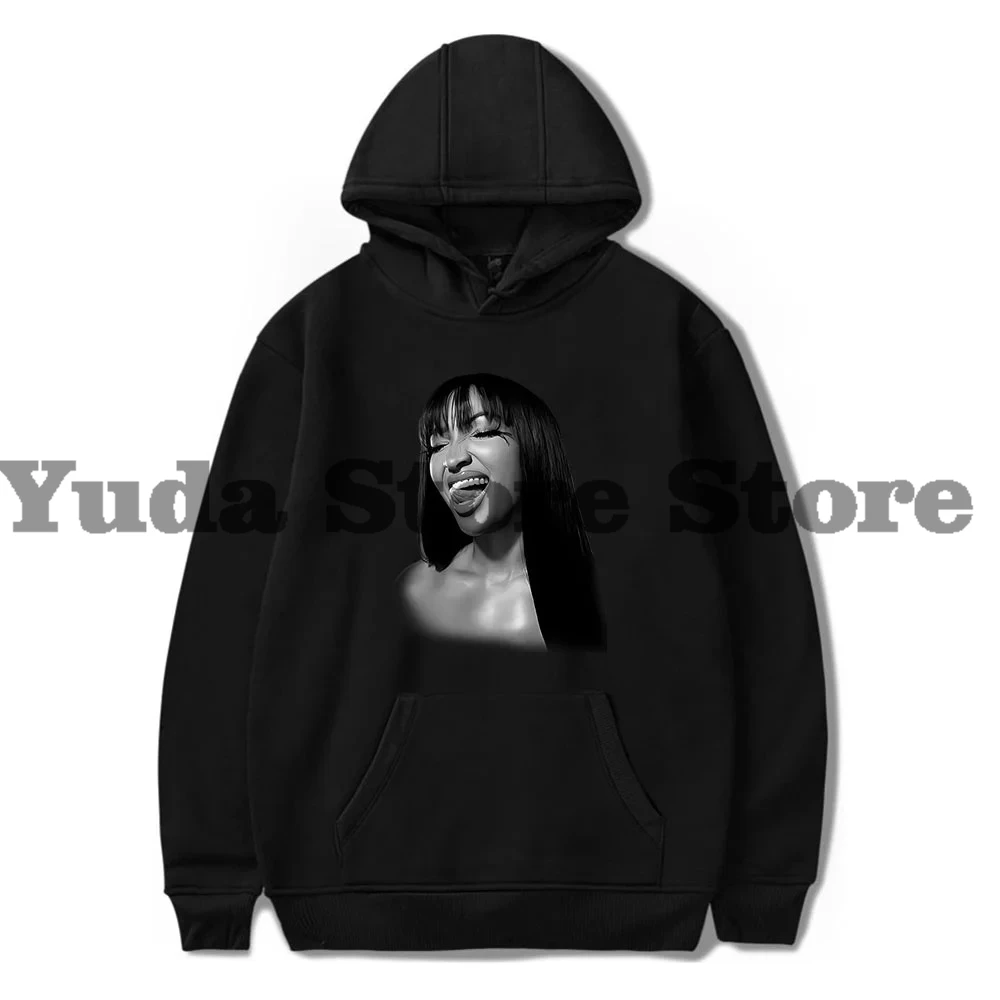 Shenseea Vintage Never Gets Late Here Tour Merch Pullover Pocket Drawstring Hoodie Streetwear