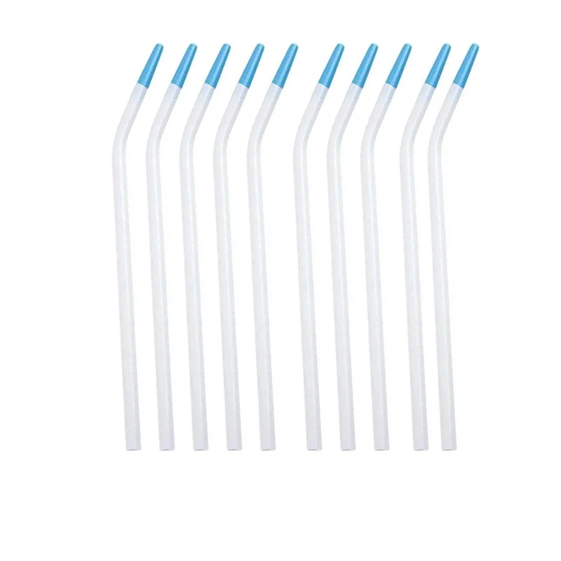 50Pcs/lot Disposable Dental Surgical Suction Tips Plastic Suction Tube Dental Materials