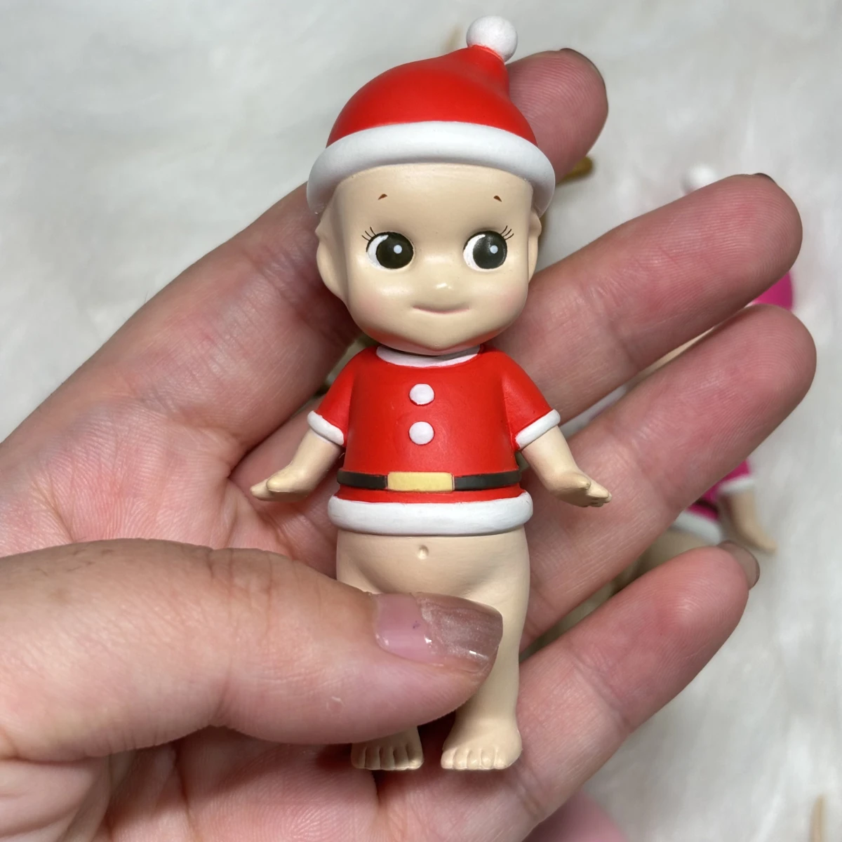 Sonny Angel Mini Figure 2006 2007 Francfranc Christmas Series Pink