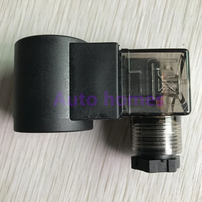 Threaded cartridge valve coil inner hole 13mm height 37mm AC220V DC24V hydraulic solenoid valve coil