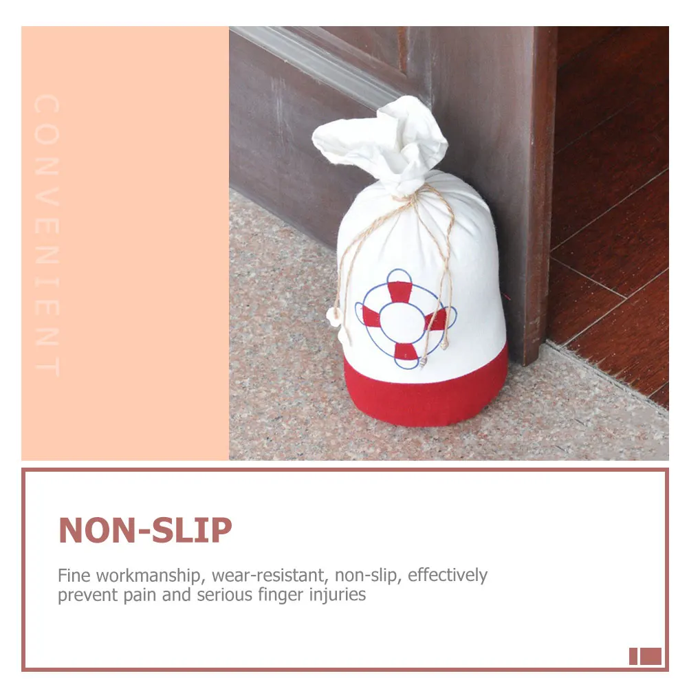 

Sand Color Cloth Door Stopper Anti-Collision Windproof Floor Protector For Home Safety Non-Skid Door Stoppers Hardware