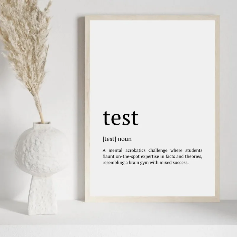 الحد الأدنى في المدرسة المتوسطة الفصول الدراسية الملصقات مضحك الإنجليزية إقتباس فئة ديكور المعلم هدية تعريف طباعة جدار الفن ديكور المدرسة