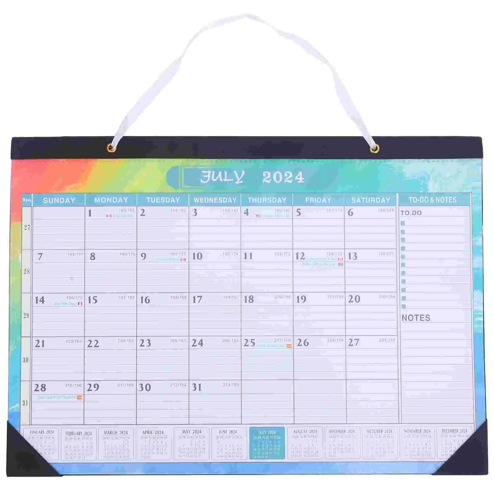 

2025 Calendar Office Schedule Wall Hanging Decorative Planner Calender during The Day Iron Adornment Monthly Work Whiteboard