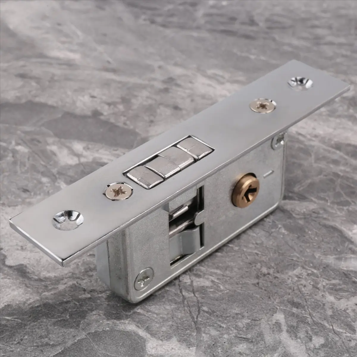 DIGITALBUY /Door Lock, Sliding Door Hook Lock, Alloy Lock Body, Frame Glass Door, Sturdy, , Door Hardware