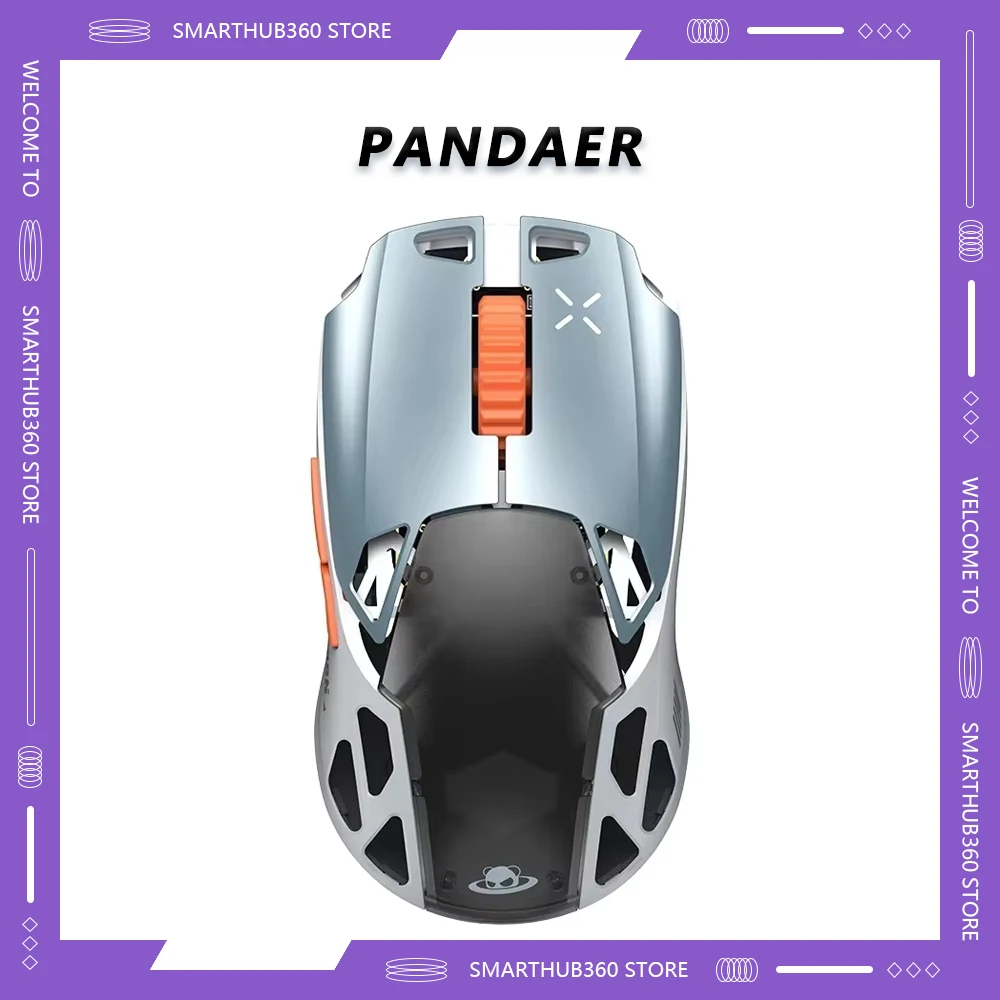 

PANDAER IQUNXI Gaming Mouse Ultra Lightweight Alloy Esports Mouse 4K Wireless 8K Wired Bluetooth Pc Gamer Office for Gifts