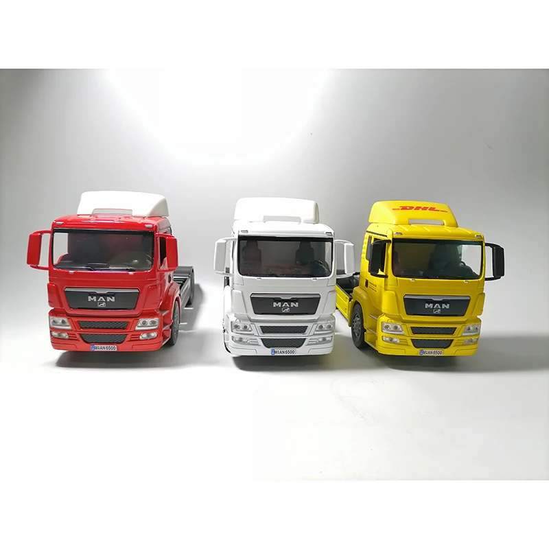 Diecast 1:32 MAN Alloy Truck Head Model Series Red White Yellow Adult Classic Collection Static Display Souvenir Boy Gift