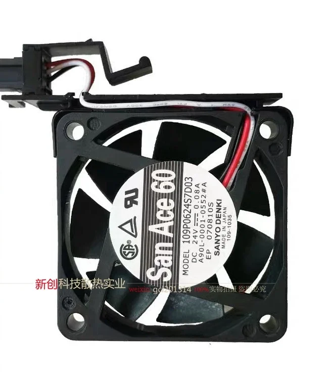 SanAce60 CNC machine tool fan 109P0624S7D03 24V 0.08A A90L-0001-0552 # A