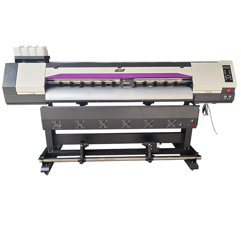 160Cm Double Head Eco Solvent Vinyl Printer 1440 Dpi Cmyk Xp600 Wide Format Flex Banner Printing Machine