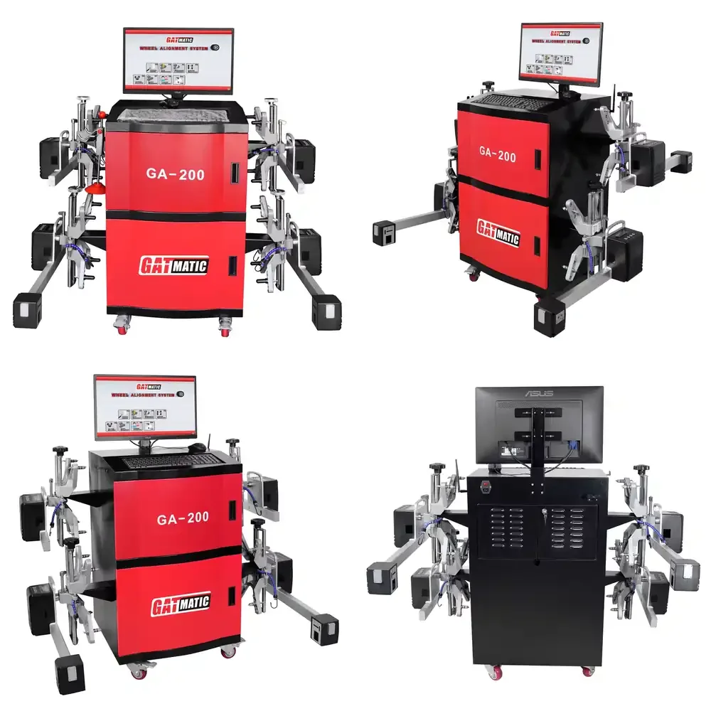 GATmatic Precise 3D Workshop Wheel Alignment Machine CCD Truck Car Aligner Lift Type Wheel Balancer Maintenance Equipment
